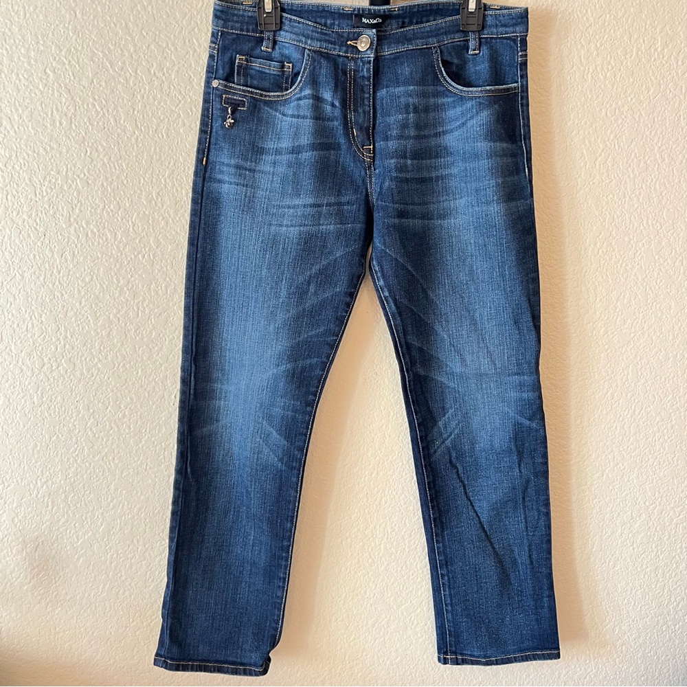 MAX & Co. Women Boyfriend Jeans in Blue Color NWOT MaxMara